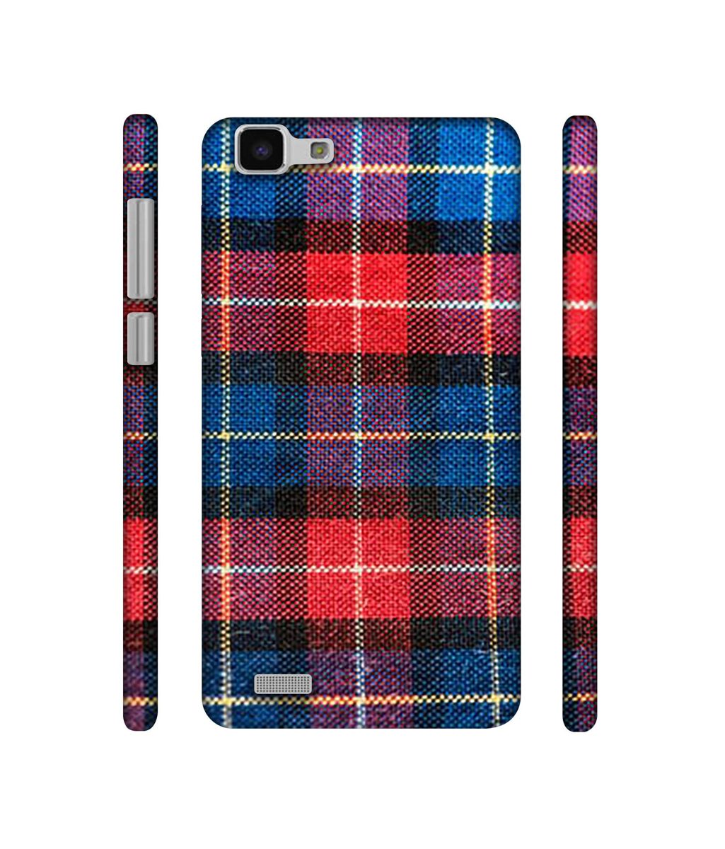 Amazon Brand - Solimo Designer Check Cloth 3D Printed Hard Back Case Mobile Cover for Vivo Y27L