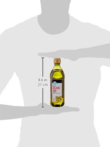 Amazon Brand - Happy Belly Pure Olive Oil, 16.9 fl oz (500mL) (Previously Solimo)