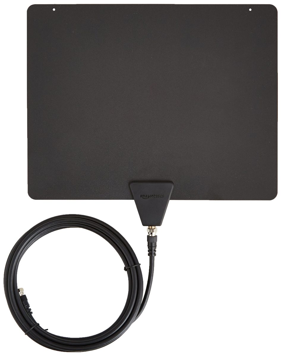 AmazonBasics Ultra Thin Indoor TV Antenna - 35 Mile Range