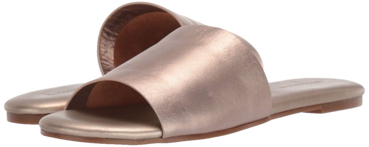 Amazon Brand - 206 Collective Women's Honn Leather Sal, Champagne Meic, 8.5 B US
