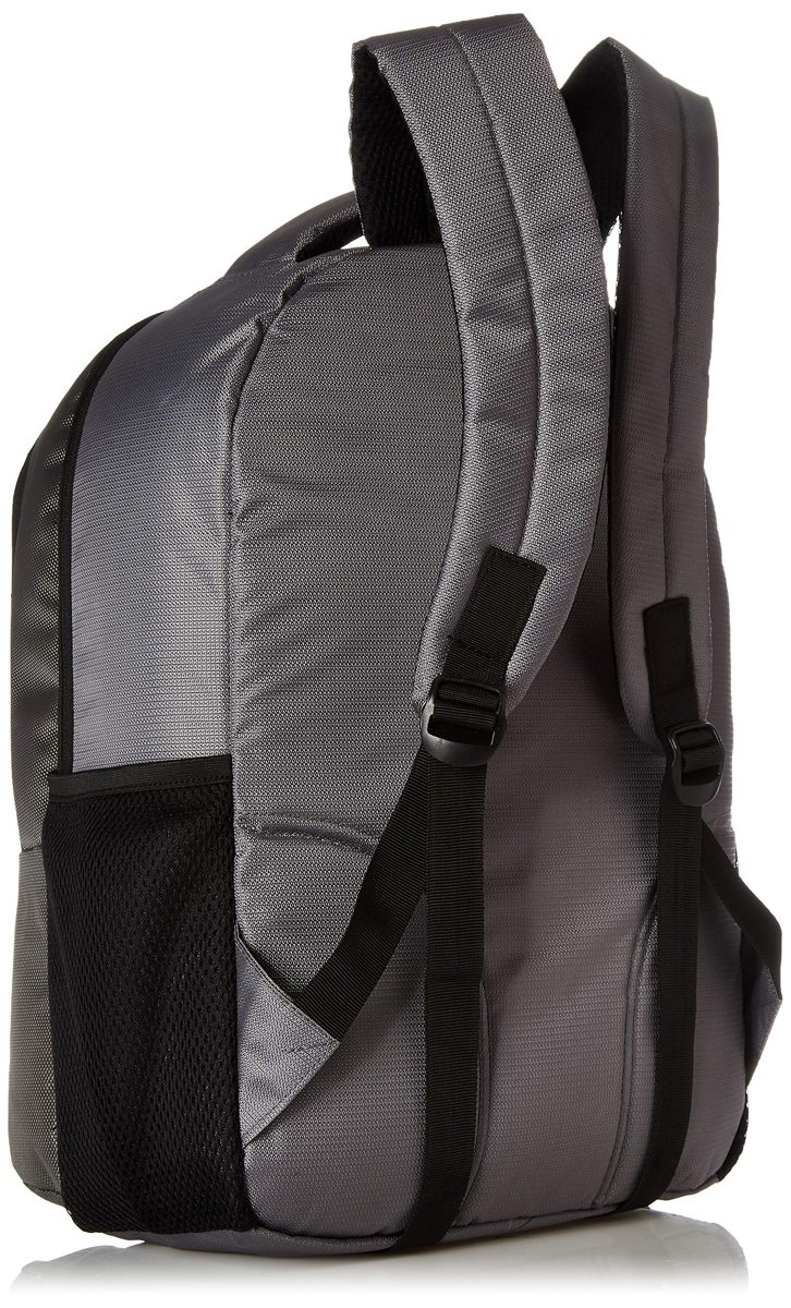 Amazon Brand - Solimo Laptop Backpack for 15.6-inch Laptops (27 litres, Grey)