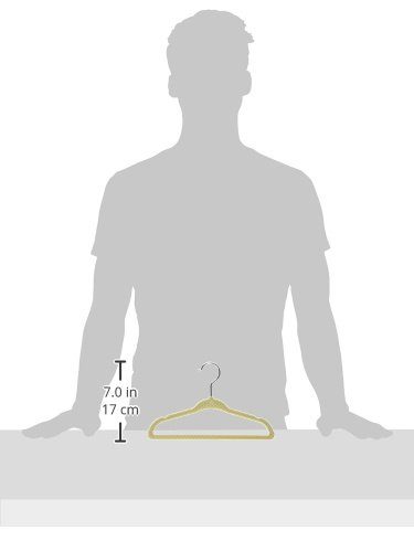 Delta Children Kids Velvet Hanger, Beige, 30 Count