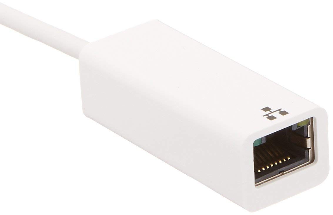 AmazonBasics USB 3.1 Type-C to Ethernet Adapter for Mac/PC - White, 5-Pack (Renewed)