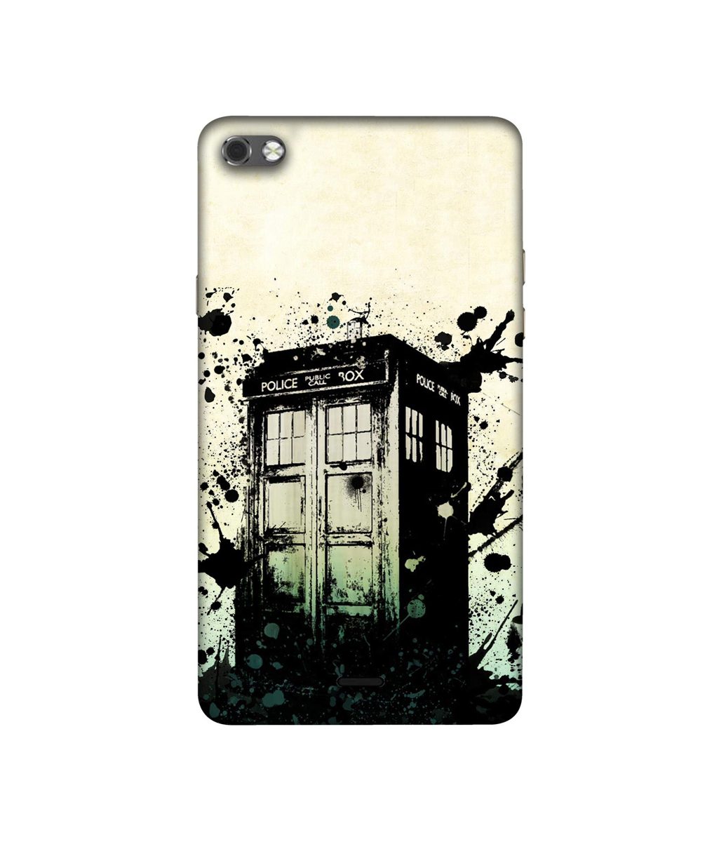 Amazon Brand - Solimo Designer Police Booth 3D Printed Hard Back Case Mobile Cover for Micromax Canvas Sliver 5 Q450
