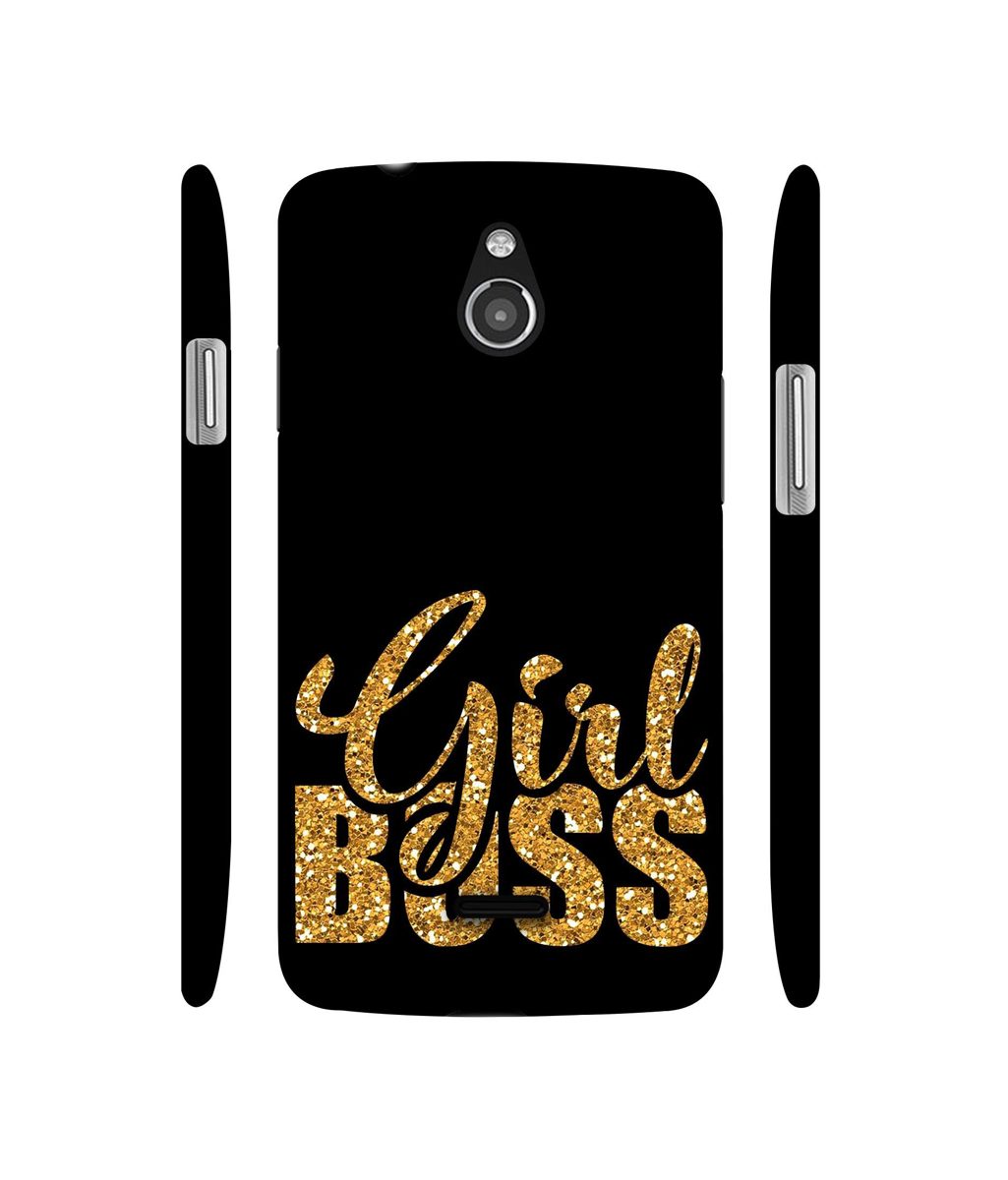 Amazon Brand - Solimo Designer Sparkle Girl Boss 3D Printed Hard Back Case Mobile Cover for InFocus M2