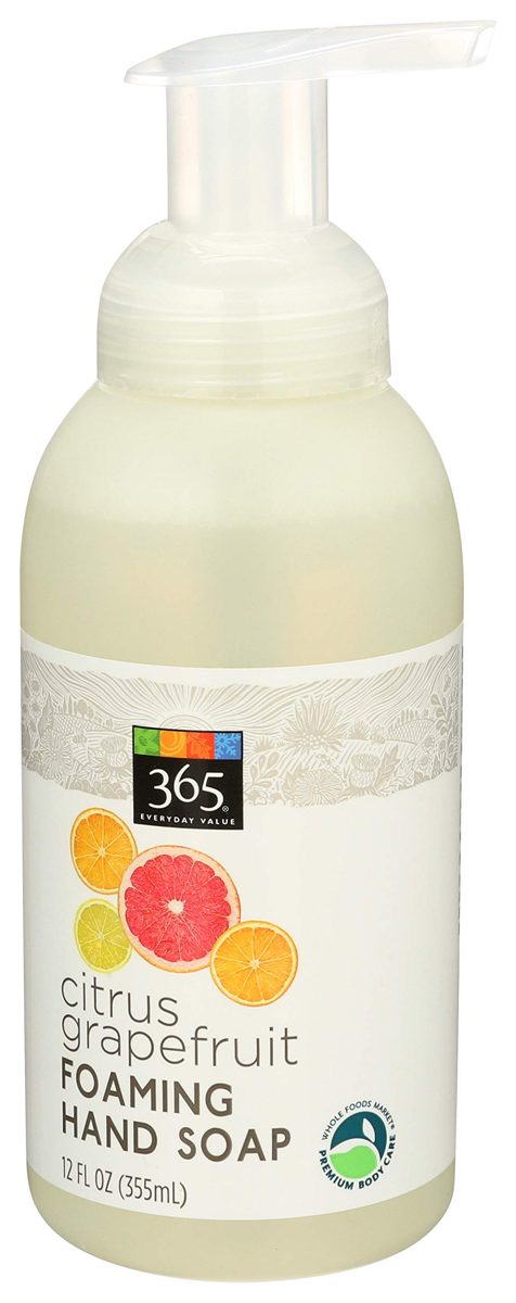 365 Everyday Value, Foaming Hand Soap, Citrus Grapefruit, 12 fl oz
