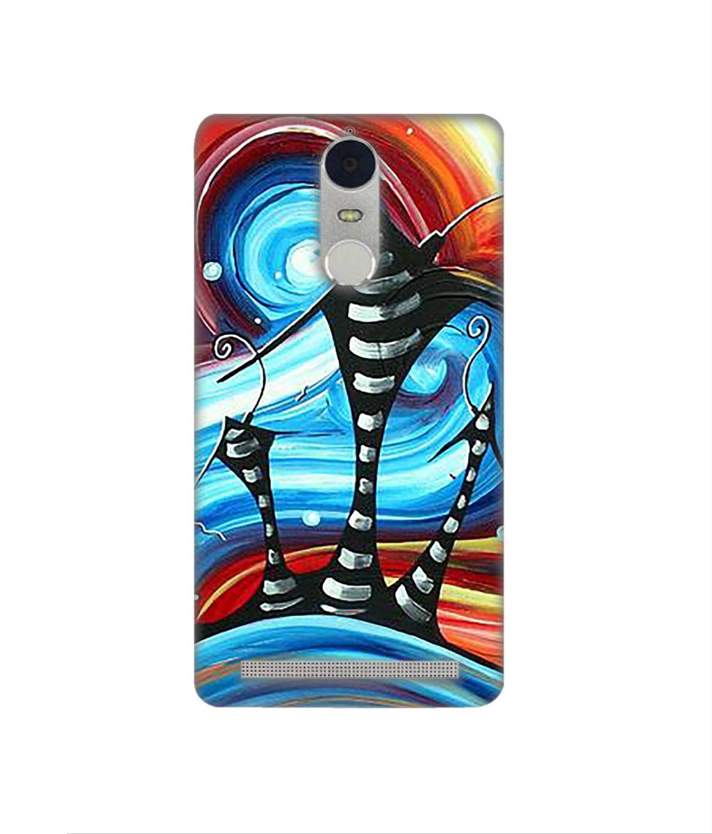 Amazon Brand - Solimo Designer Abstarct Texture 3D Printed Hard Back Case Mobile Cover for Lenovo K5 Note