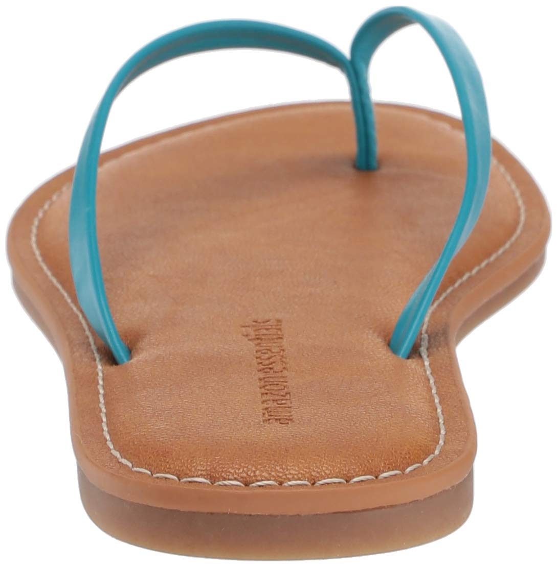 Amazon Essentials Women's Thong Sandal, Turquoise, 11 B US