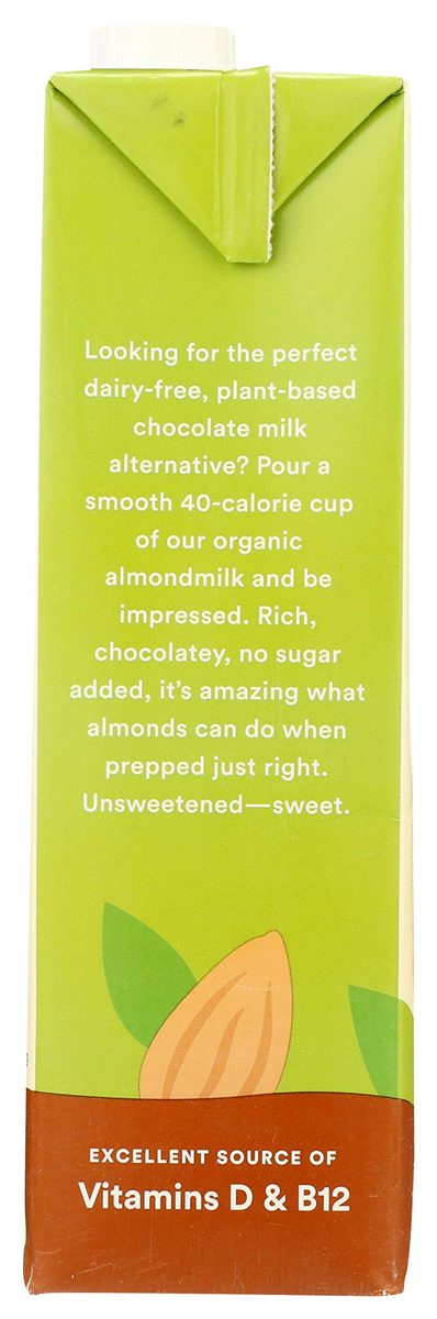 365 by Whole Foods Market, Organic Unsweetened Almond Milk, Chocolate, 32 Fl Oz