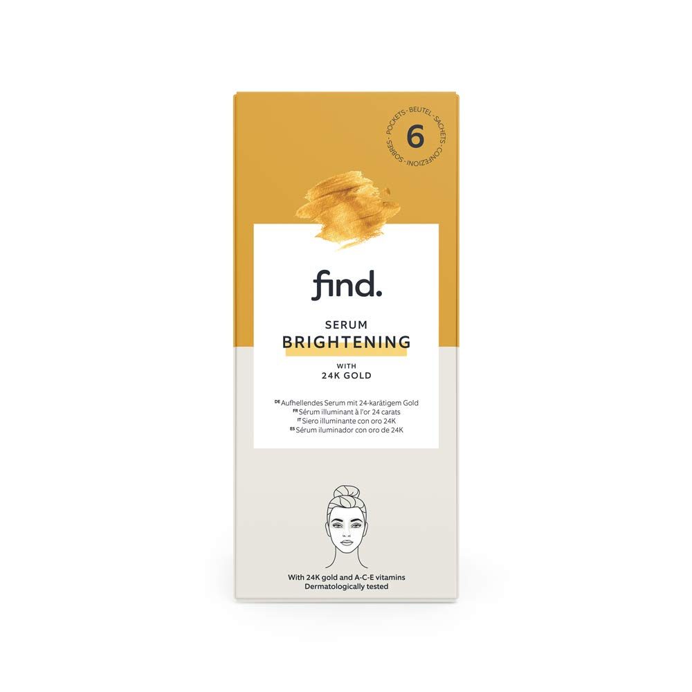 FIND - Brightening serum with 24K gold - 6 Pockets x 15 ml