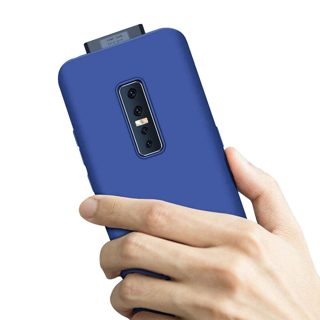 Amazon Brand - Solimo Mobile Cover (Hard Back & Slim) for Vivo V17 Pro (Marine Blue)