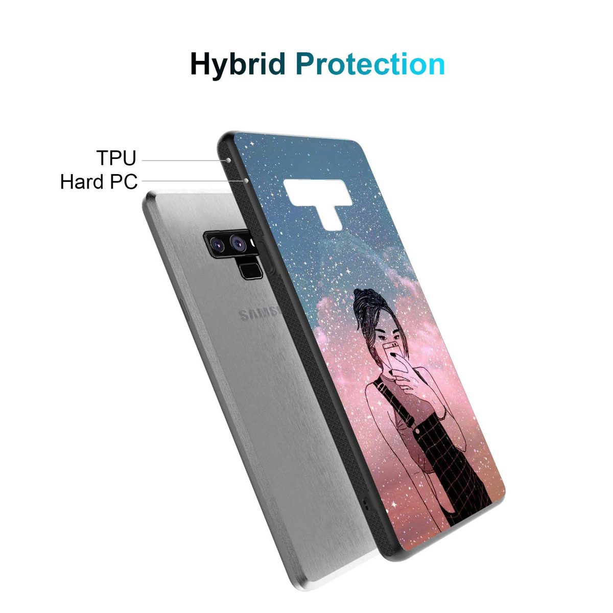 Amazon Brand - Solimo Designer Selfie Printed Hard Back Case Mobile Cover for Samsung Galaxy Note 9 (D1273)