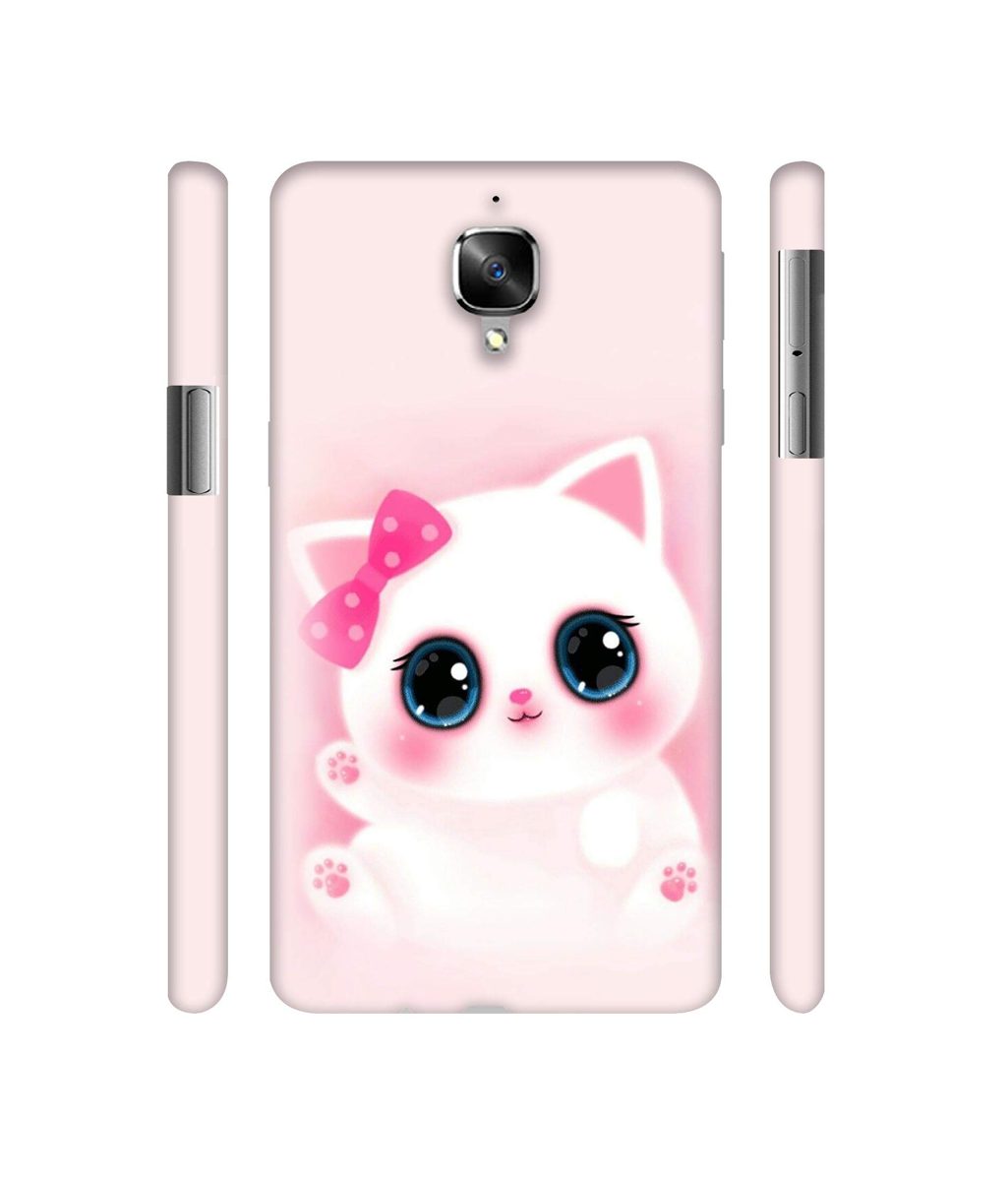 Amazon Brand - Solimo Designer Babby Kitty 3D Printed Hard Back Case Mobile Cover for OnePlus 3 / OnePlus 3T