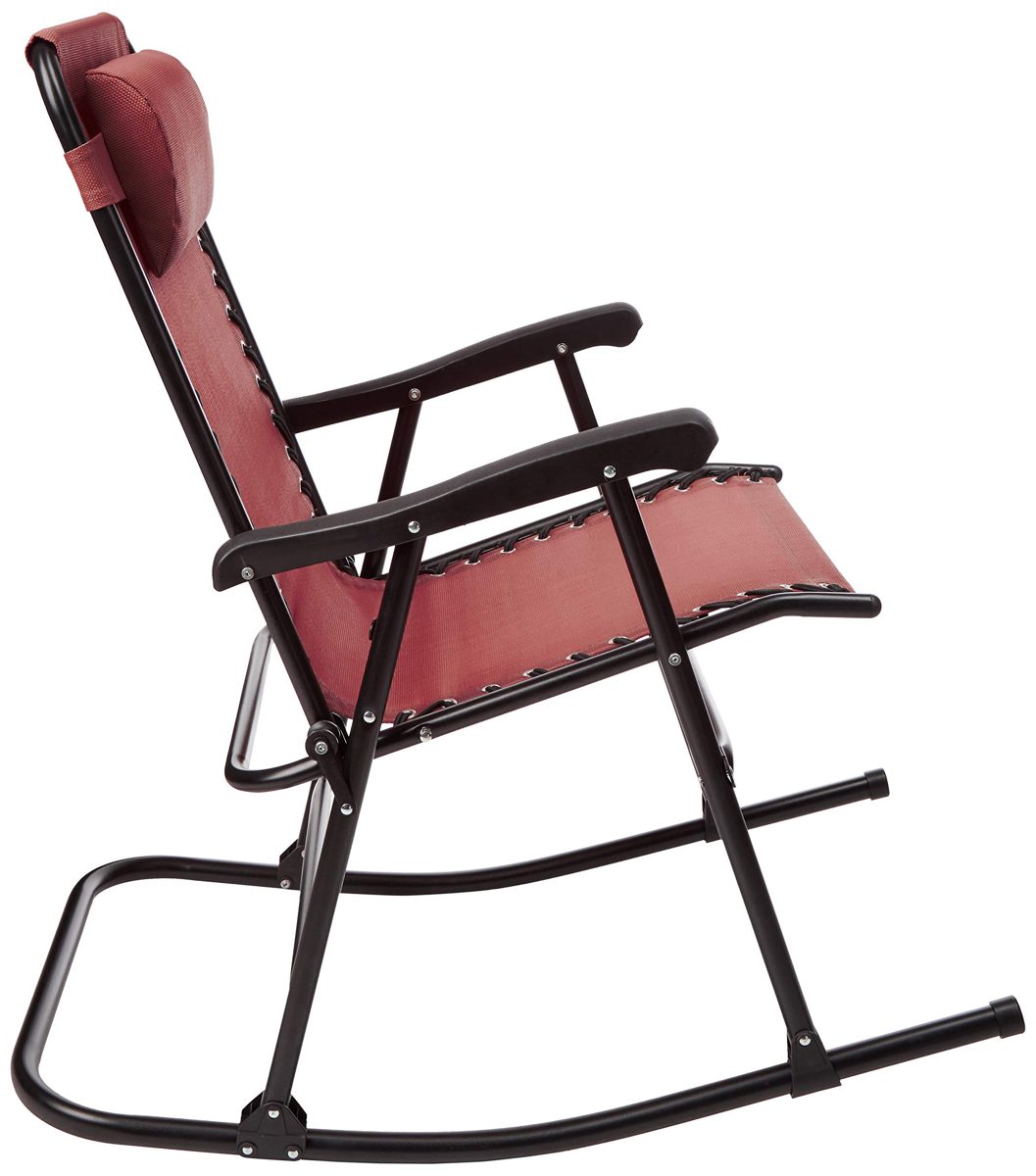 AmazonBasics - Foldable rocking chair - red