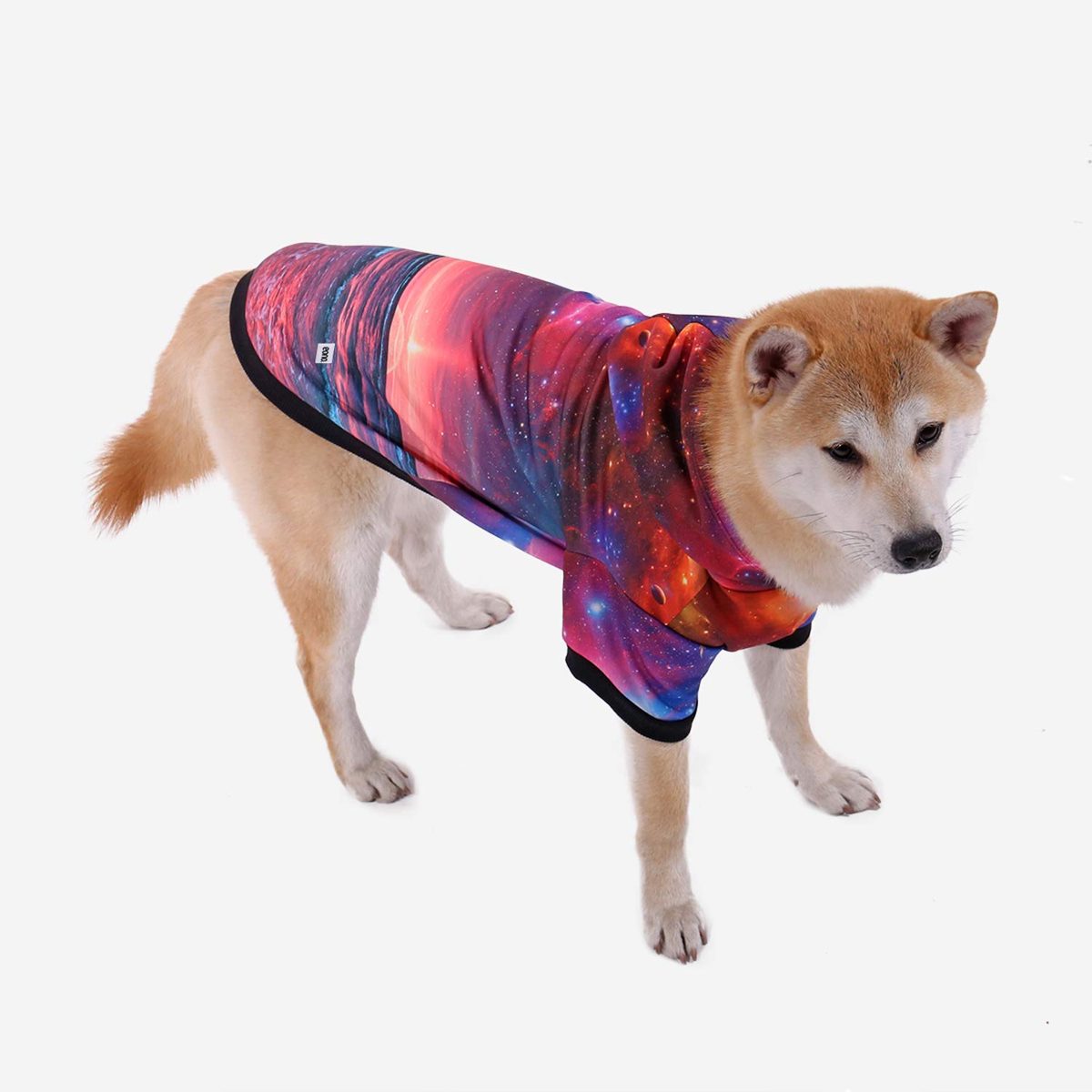Eono Essentials Novelty 3D Print Starry Sky Base Dog Hoodie, Polyester Pet Sweatshirt / Clothing for Small / Medium Dogs, for All Seasons, xl