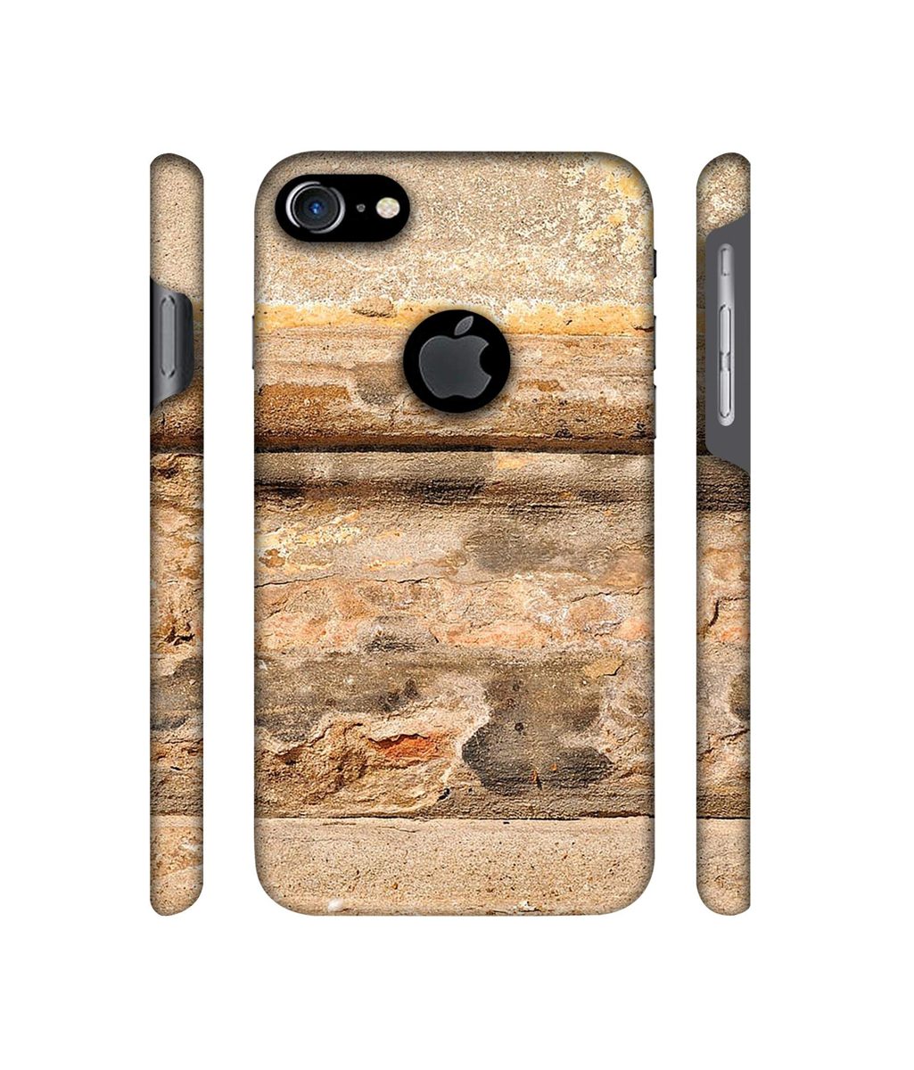 Amazon Brand - Solimo Designer Rushed Marble 3D Printed Hard Back Case Mobile Cover for Apple iPhone 7 (with Logo Cut)