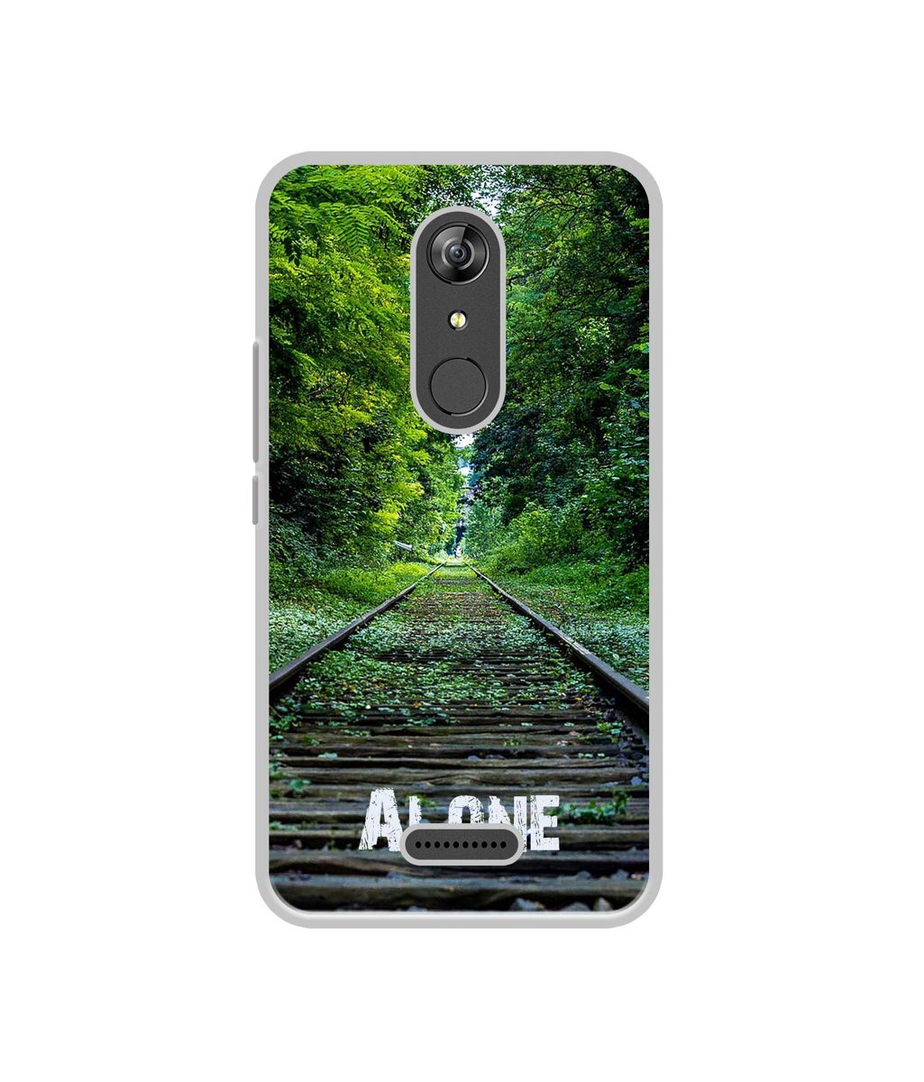 Amazon Brand - Solimo Designer Alone UV Printed Soft Back Case Mobile Cover for Micromax Selfie 2 Note Q4601