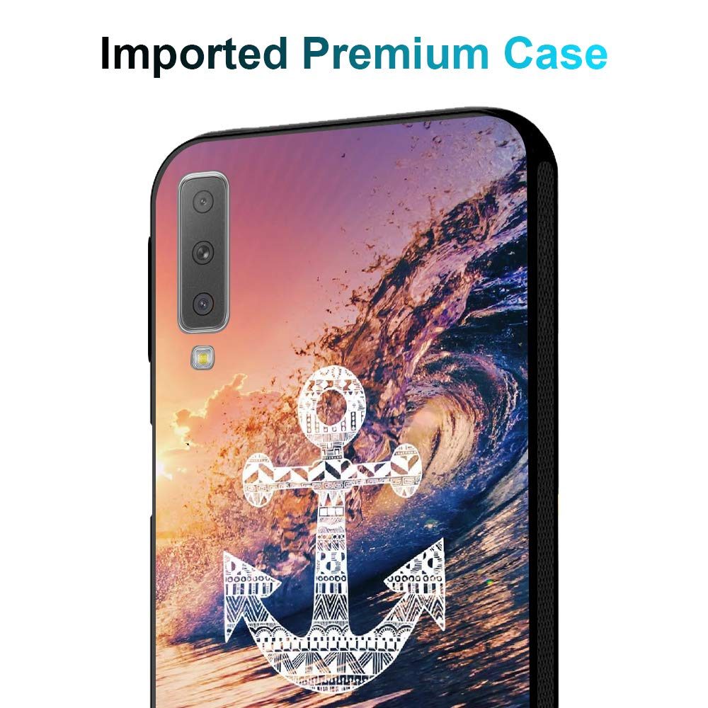 Amazon Brand - Solimo Designer Anchor Printed Hard Back Case Mobile Cover for Samsung Galaxy A7 (2018) (D1272)