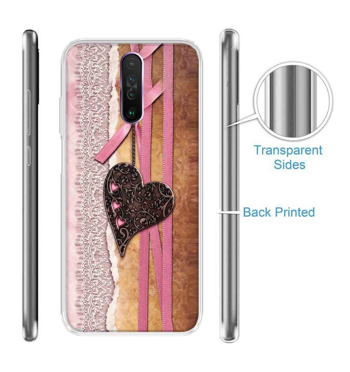 Amazon Brand - Solimo Designer Multicolor Love Abstract Design Printed Soft Back Case Mobile Cover for Poco X2 / Xiaomi Redmi K30