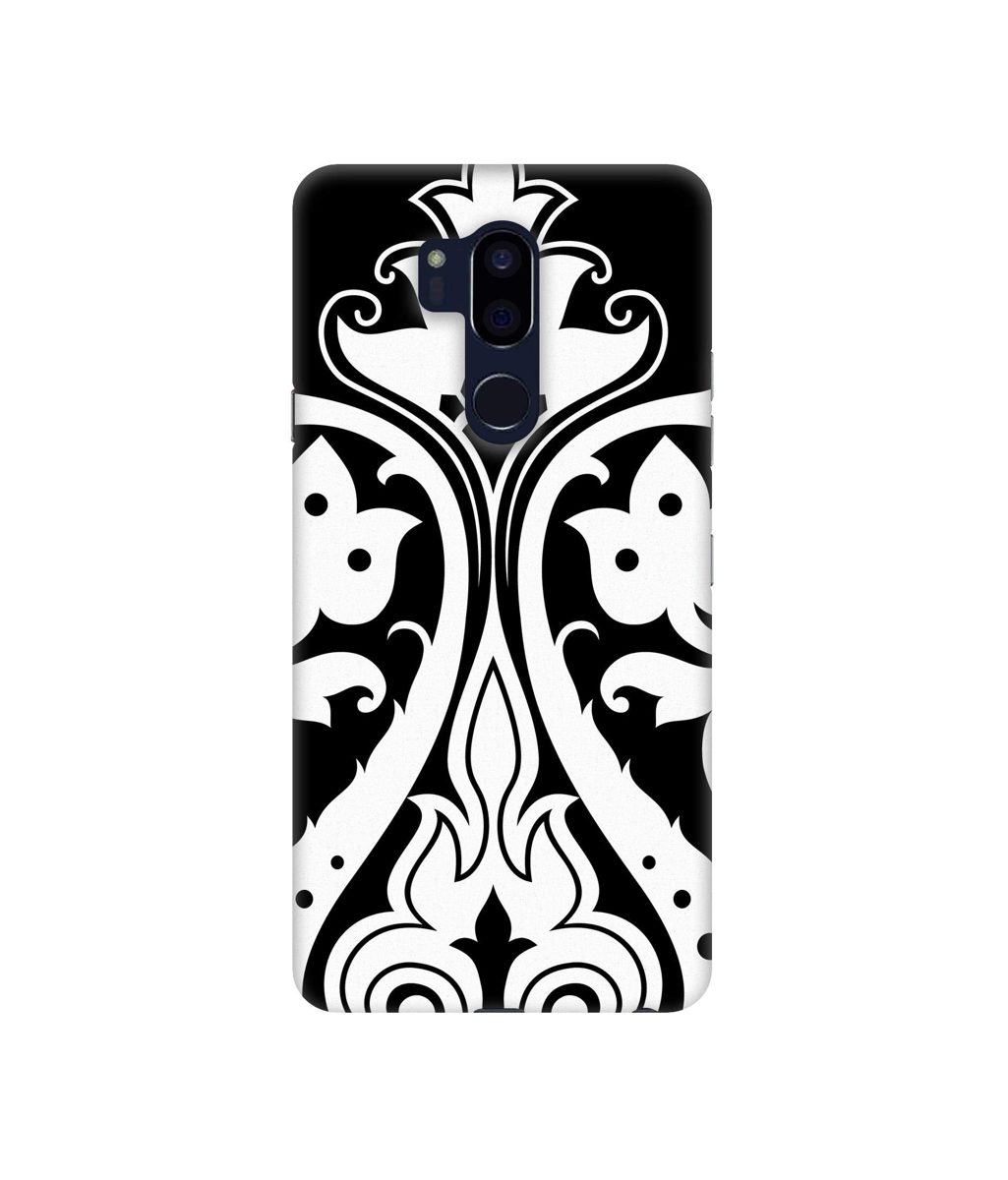 Amazon Brand - Solimo Designer S Shape Rangoli 3D Printed Hard Back Case Mobile Cover for LG G7 ThinQ