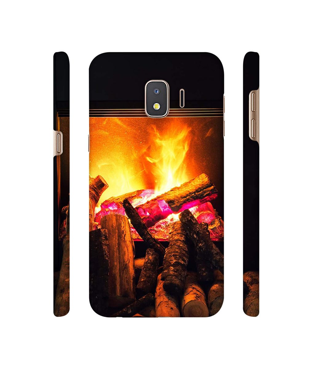 Amazon Brand - Solimo Designer Born Fire 3D Printed Hard Back Case Mobile Cover for Samsung Galaxy J2 Core