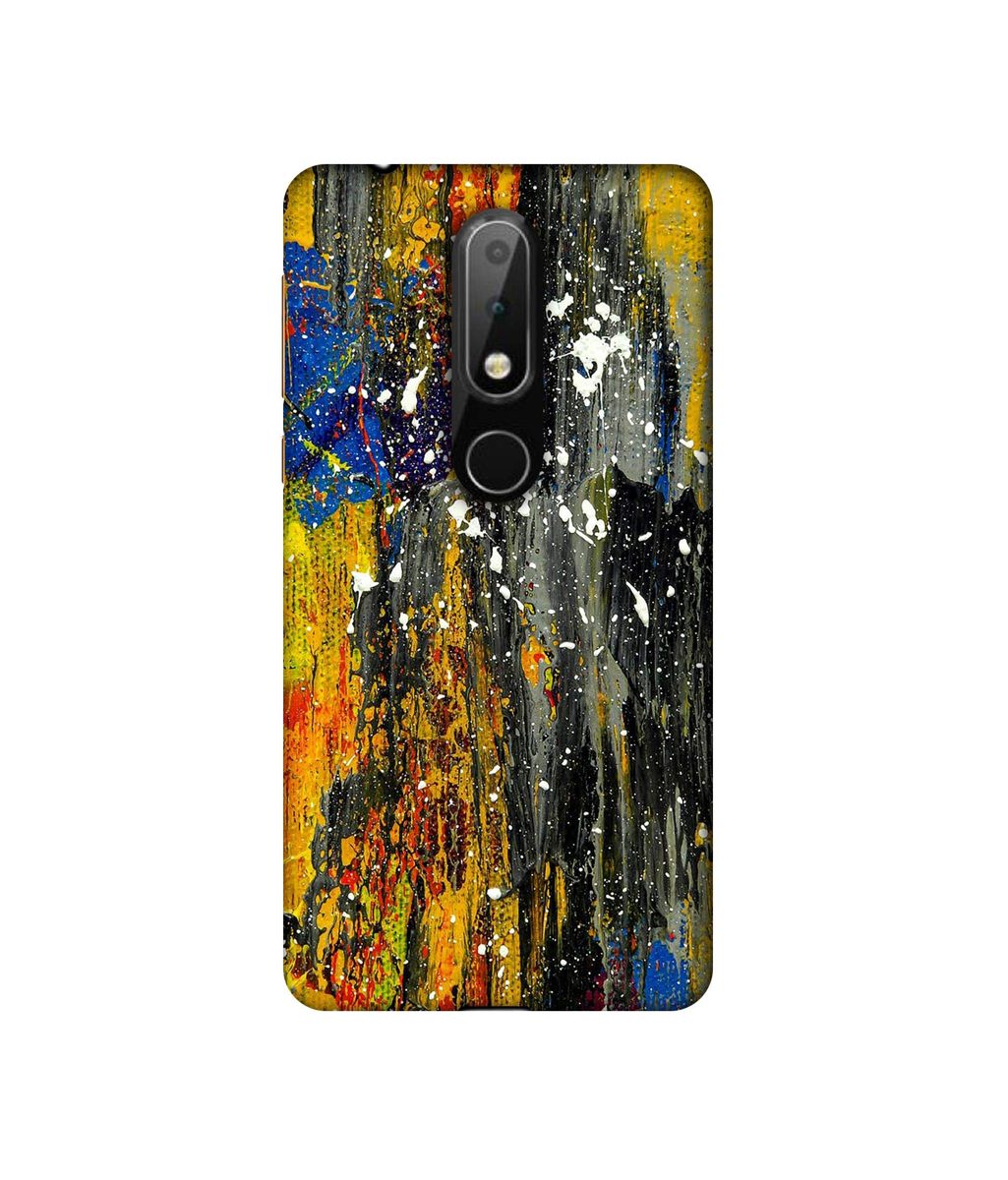 Amazon Brand - Solimo Designer Multicolor Color Splsh 3D Printed Hard Back Case Mobile Cover for Nokia 6.1 Plus