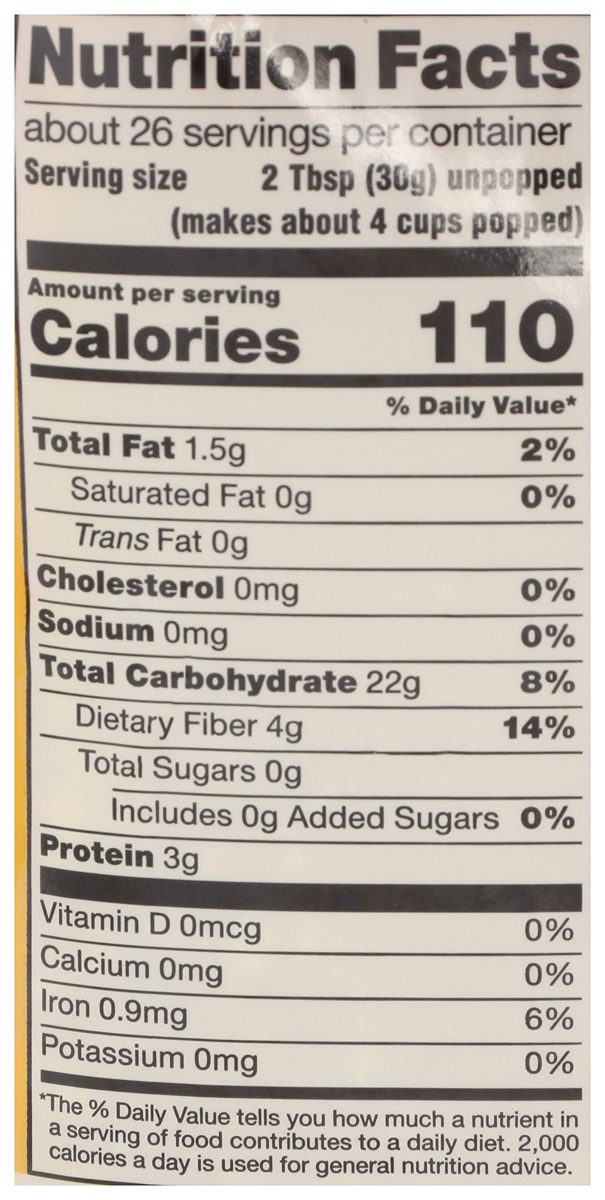 365 Everyday Value, Organic Yellow Popcorn Kernels, 28 oz