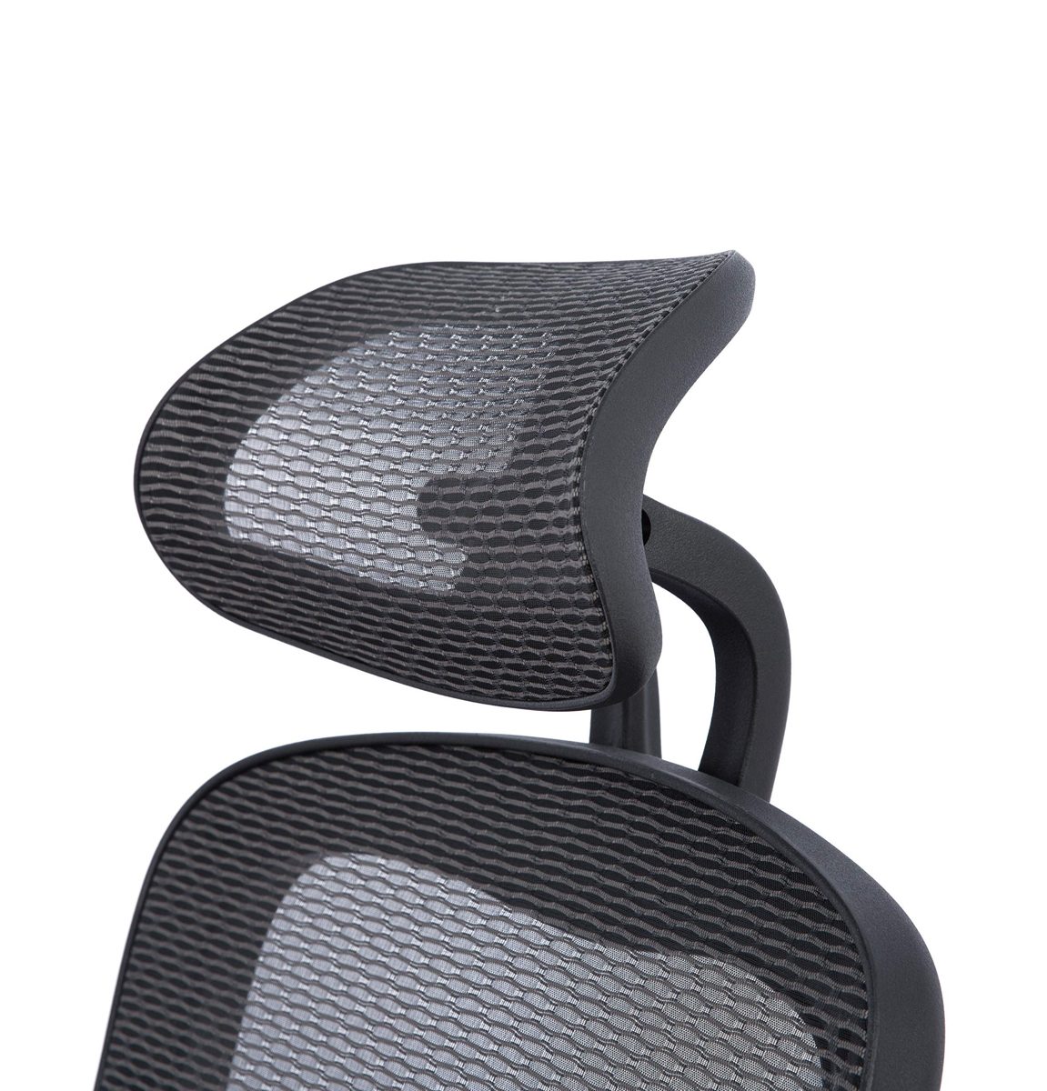 AmazonBasics - Adjustable High-Back Mesh Chair with Flip-up Arms and Head Rest – Grey (Renewed)