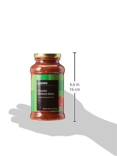 Amazon Brand - Solimo Medium Chunky Salsa, 24 Ounce
