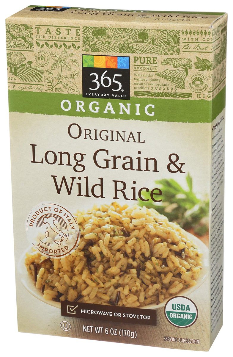 365 Everyday Value, Organic Long Grain & Wild Rice, Original, 6 oz