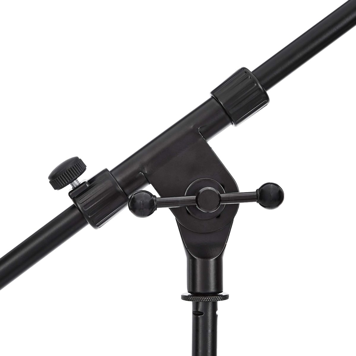 AmazonBasics Tripod Boom Microphone Stand - Height-Adjustable with Metal Base - 3.3 - 5.6-Foot