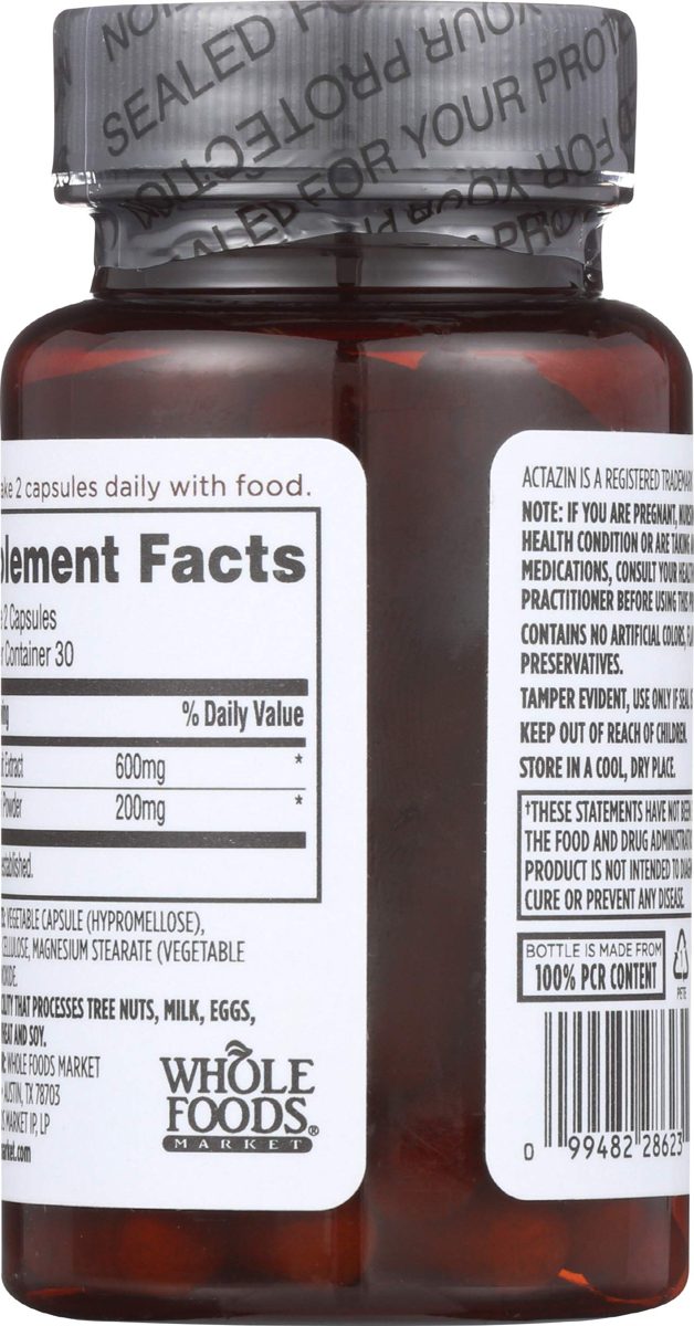 WHOLE FOODS MARKET Extract 600Mg Vc 60 Vc Kiwi, 60 CT