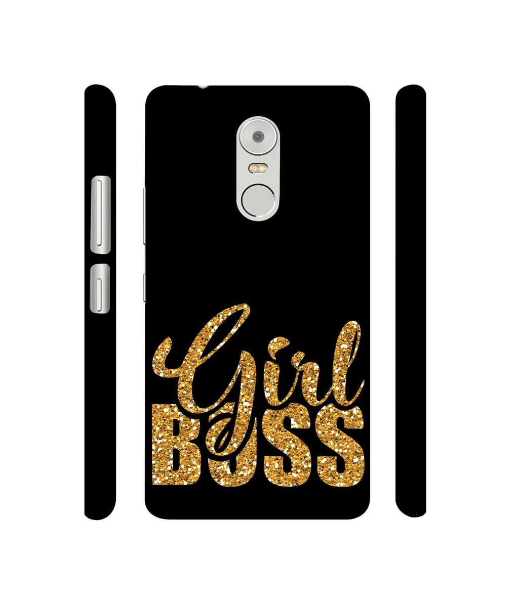Amazon Brand - Solimo Designer Sparkle Girl Boss 3D Printed Hard Back Case Mobile Cover for Lenovo K6 Note