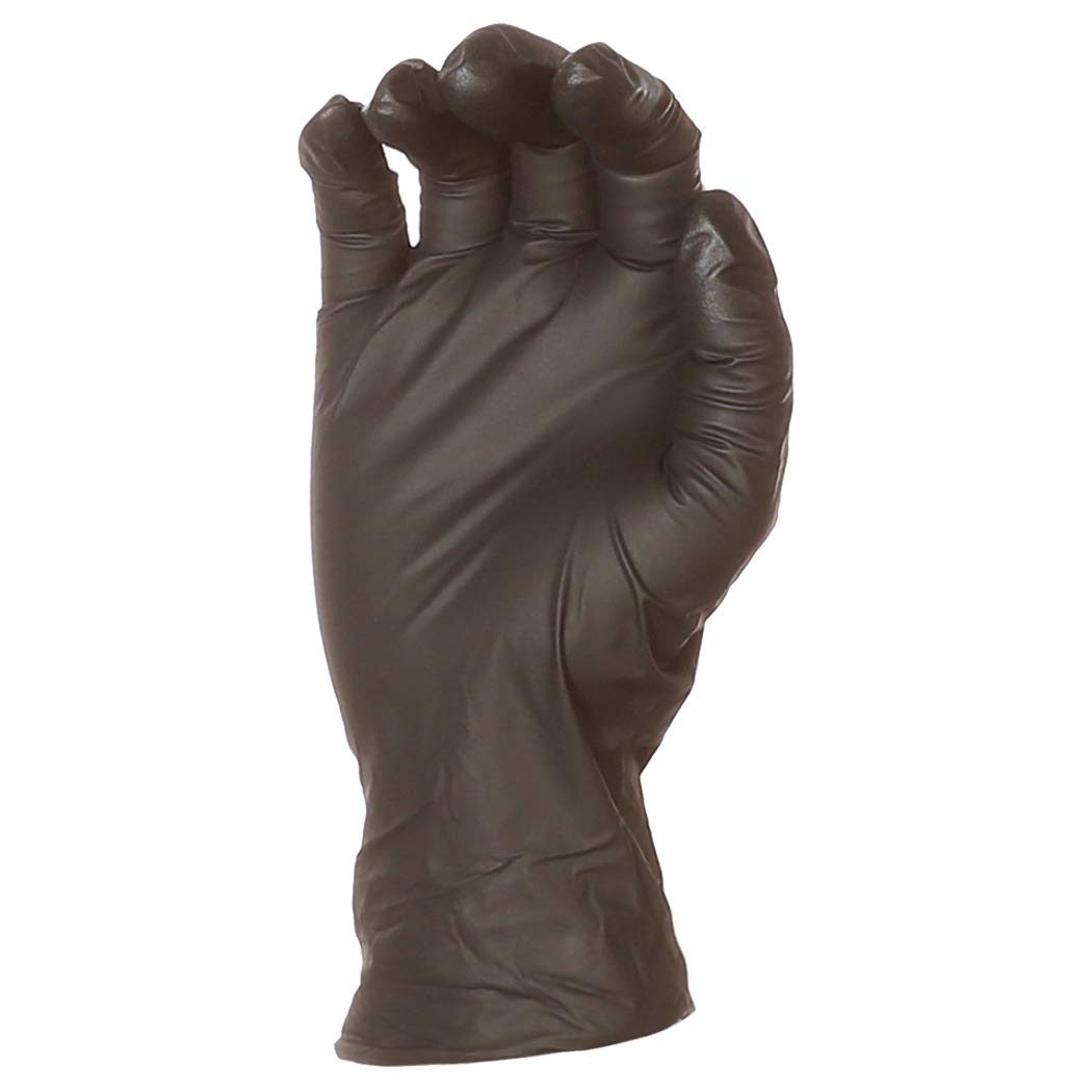 AmazonBasics Powder Free Disposable Nitrile Gloves, 5 mil, Black, Size S, 100 per Pack, 10-Pack
