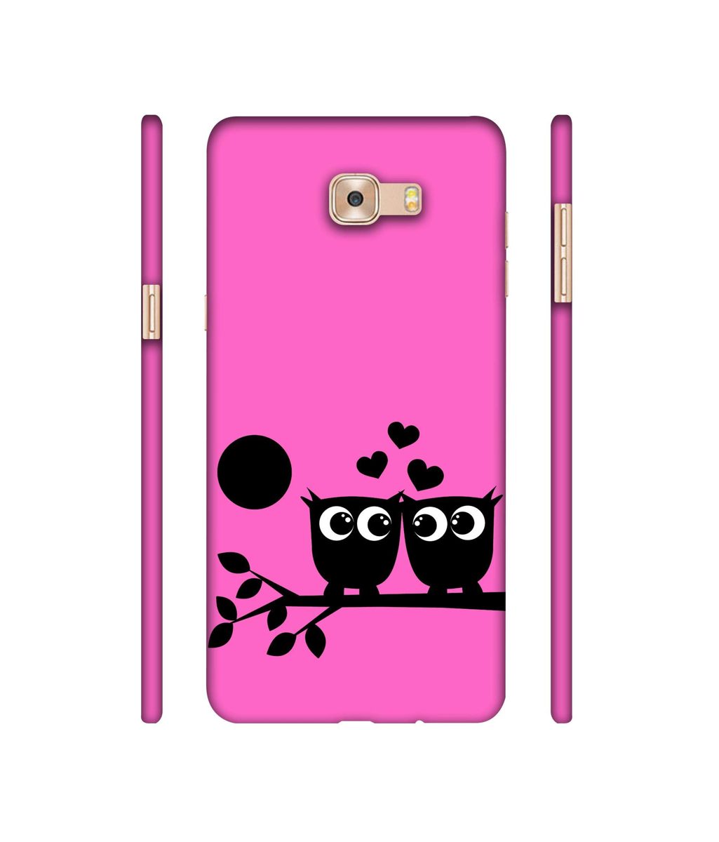 Amazon Brand - Solimo Designer Love Birds Vector 3D Printed Hard Back Case Mobile Cover for Samsung Galaxy C9 Pro
