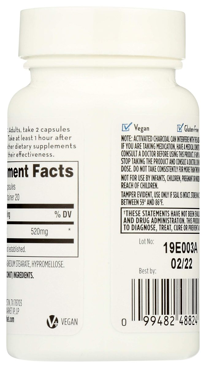 365 EVERYDAY VALUE Activated Charcoal, 40 CT