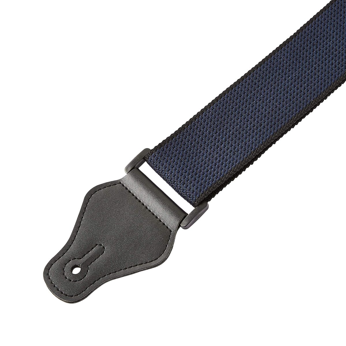 AmazonBasics Adjustable Guitar Strap For Electric/Acoustic Guitar/Bass - Includes 3 Pick Holders - Cotton Strap, Blue