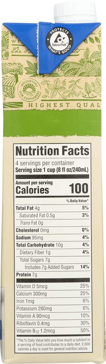 365 Everyday Value, Organic Soy Milk, Vanilla Flavor, 32 fl oz