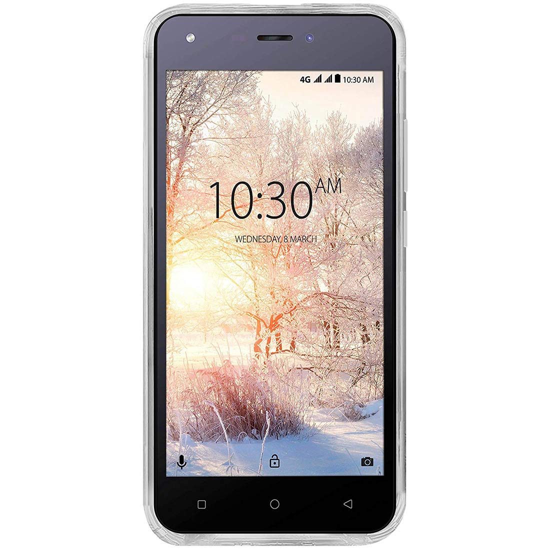 Amazon Brand - Solimo Mobile Cover for Karbonn Aura Power 4G Plus (Soft & Flexible Back Case), Transparent