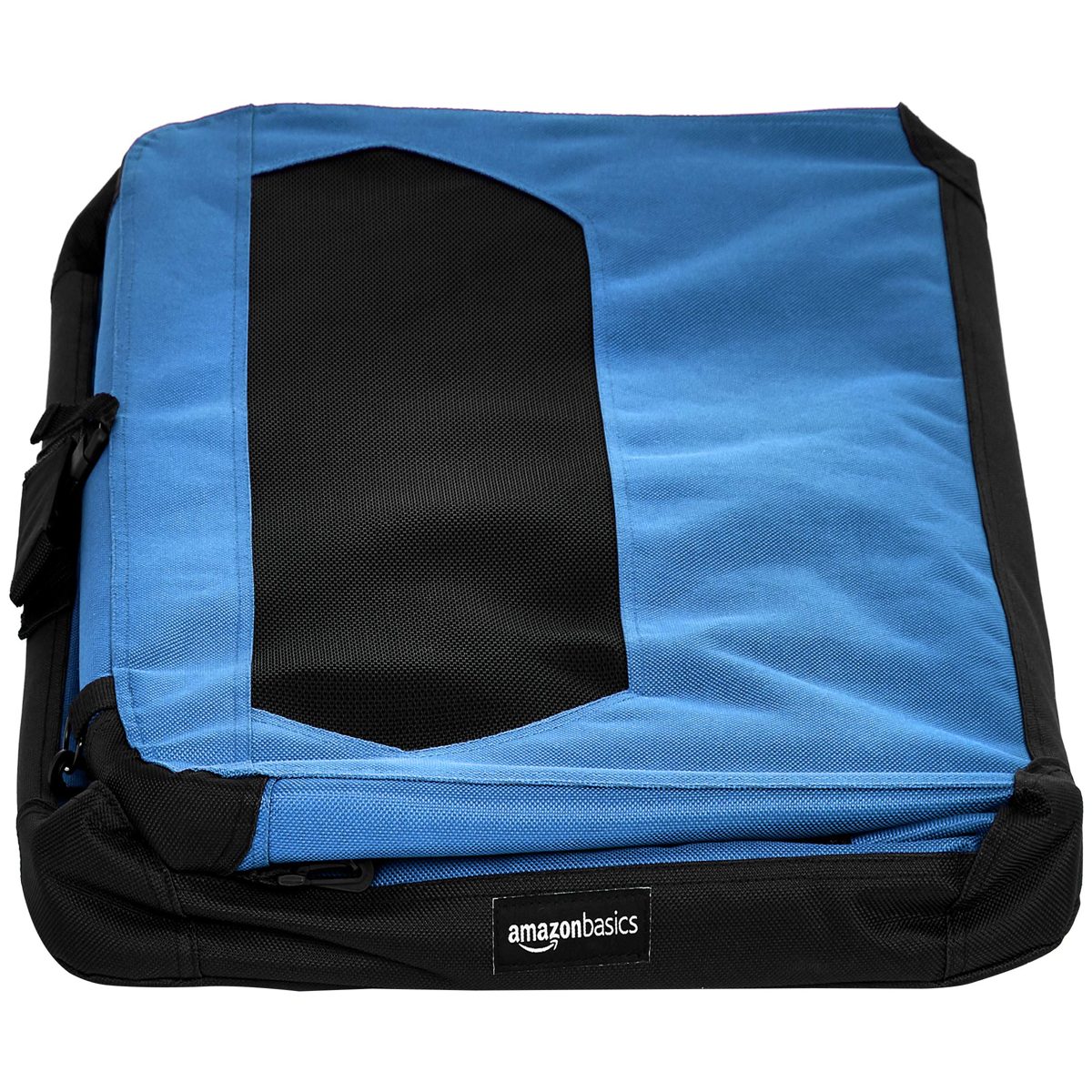 AmazonBasics Premium Folding Portable Soft Pet Dog Crate Carrier Kennel - 30 x 21 x 21 Inches, Blue