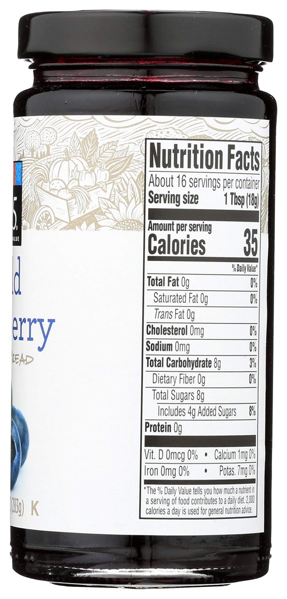 365 Everyday Value, Wild Blueberry Fruit Spread, 10 oz