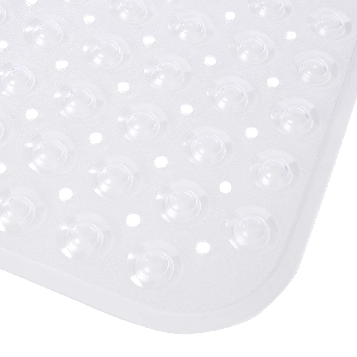 AmazonBasics Non-Slip PVC Bahroom Bath Rug Mat with Polka Dot Texture
