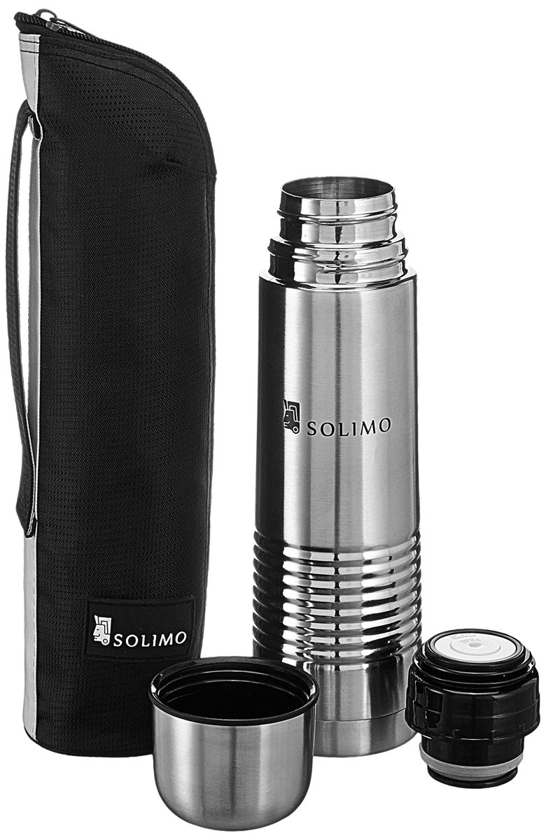 (Renewed) Amazon Brand - Solimo Thermal Stainless Steel Flask, 500 ml