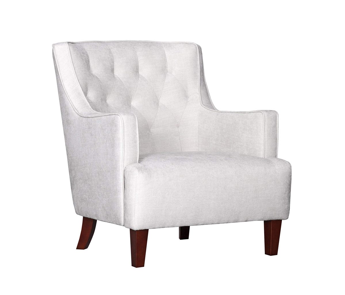 Amazon Brand – Stone & Beam Decatur Modern Tufted Wingback Living Room Accent Chair, 32.3"W, Optical
