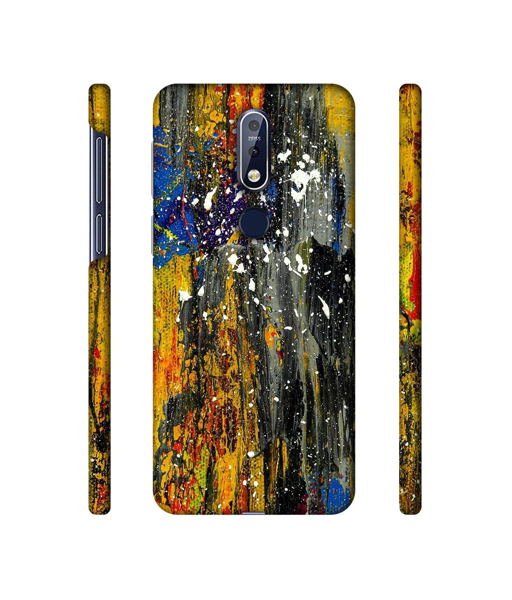 Amazon Brand - Solimo Designer Multicolor Color Splsh 3D Printed Hard Back Case Mobile Cover for Nokia 7.1