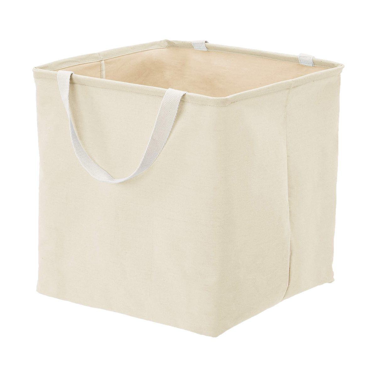 AmazonBasics Fabric Storage Bin - Large Cube, Natural