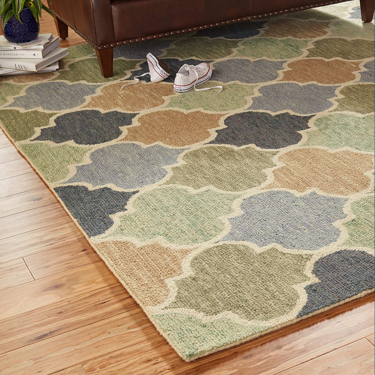 Stone & Beam Quarterfoil Wool Runner