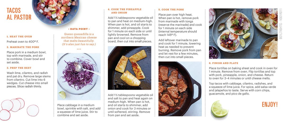 Amazon Meal Kits, Tacos al Pastor with Pork, Serves 2