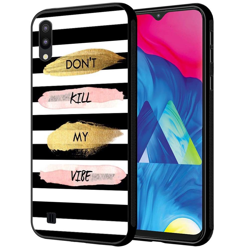 Amazon Brand - Solimo Designer Don't Kill My Vibe Printed Hard Back Case Mobile Cover for Samsung Galaxy M10 (D1204)