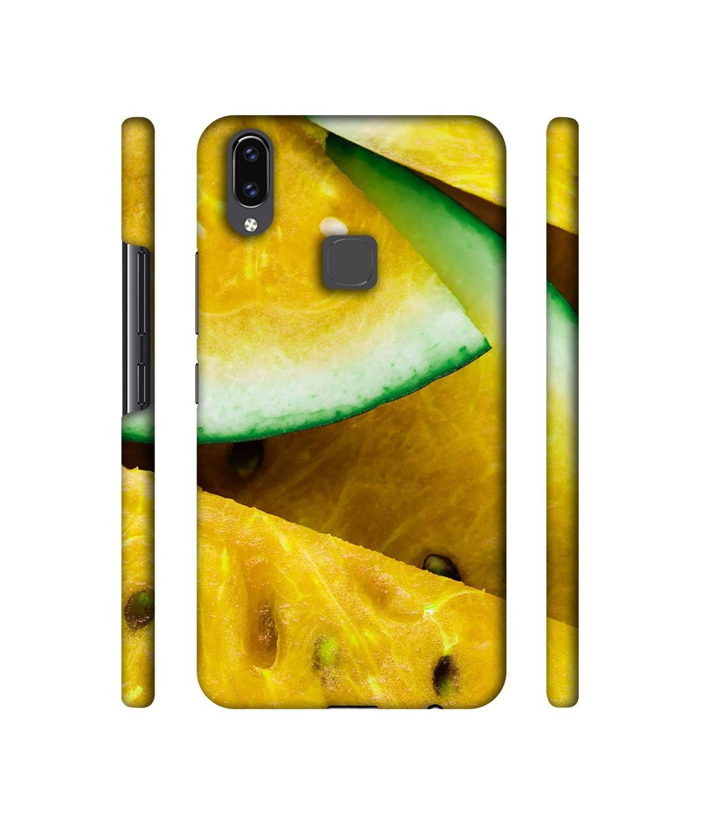 Amazon Brand - Solimo Designer Yellow Watermelon 3D Printed Hard Back Case Mobile Cover for Vivo V9 / V9 Pro